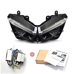 KT LED Headlight Assembly for Kawasaki Ninja 400