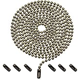 Pull Chain Extension for Ceiling Fans and Light Fixture, 59-inch Long with 6 Matching Connectors (Bronze)