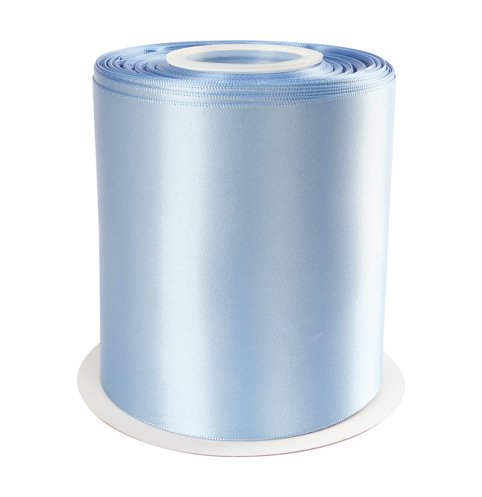 AVANAVA 100mm Wide Ribbon Double Face Satin Ribbon - 22 Meters (332-French Blue)