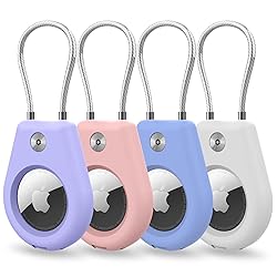 4 Pack Airtag Holder Compatible with Apple