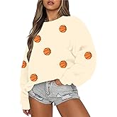 Volleyball Mom Sweatshirt Woman Volleyball Game Day Shirt Volleyball Mom Gift Shirts Casual Long Sleeve Pullover Tops