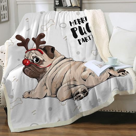 pug blankets for sale