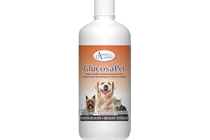 Omega Alpha GlucosaPet Liquid Joint Supplement for Dogs & Cats - 500 ml, Chicken Flavor - Glucosamine Chondroitin & MSM Formu