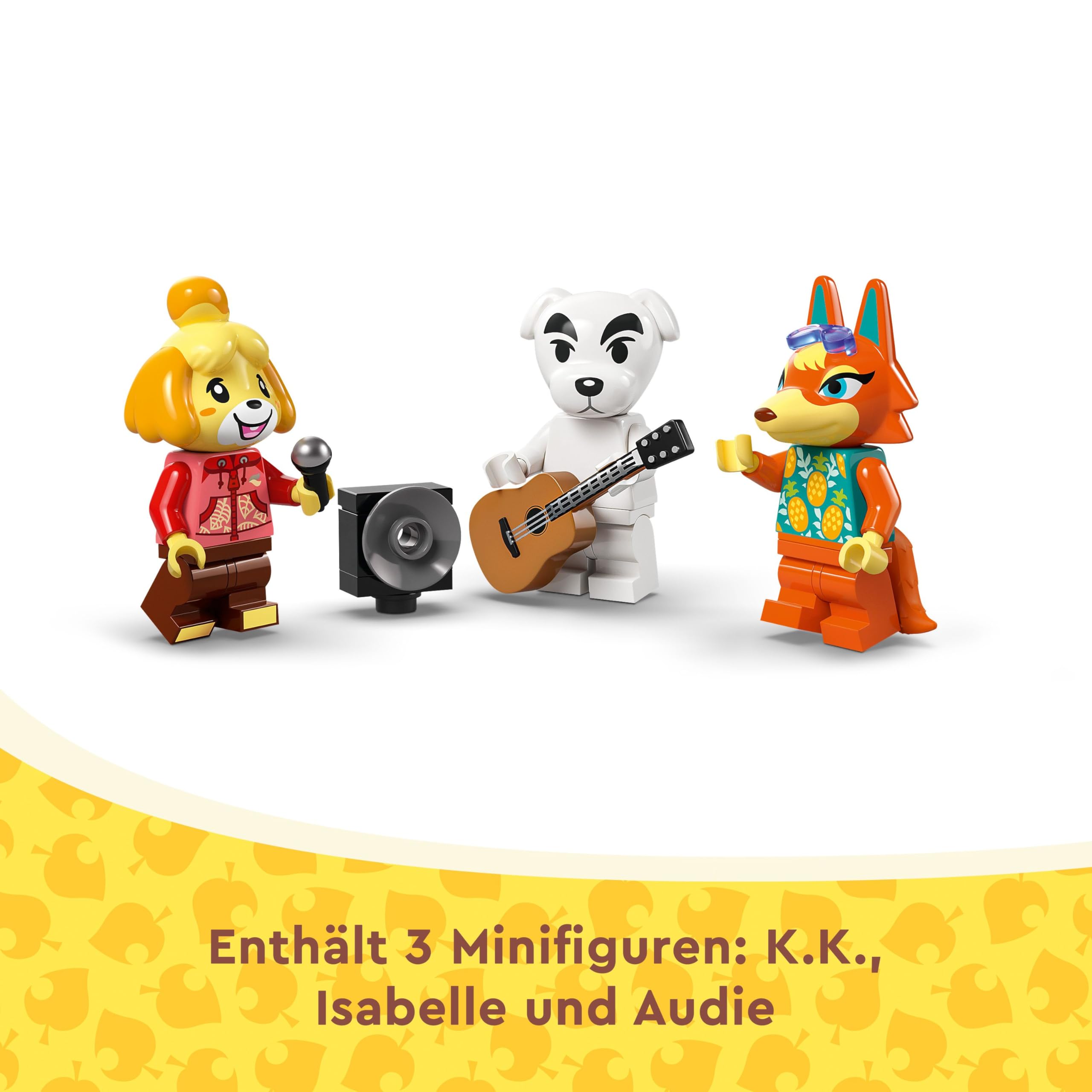 LEGO Animal Crossing K.K. spielt auf dem Festplatz, Bauspielzeug mit Café und Auto aus den Videospielen, Spielset für Mädchen und Jungen ab 7 Jahren, Geschenk für Kinder 77052 8