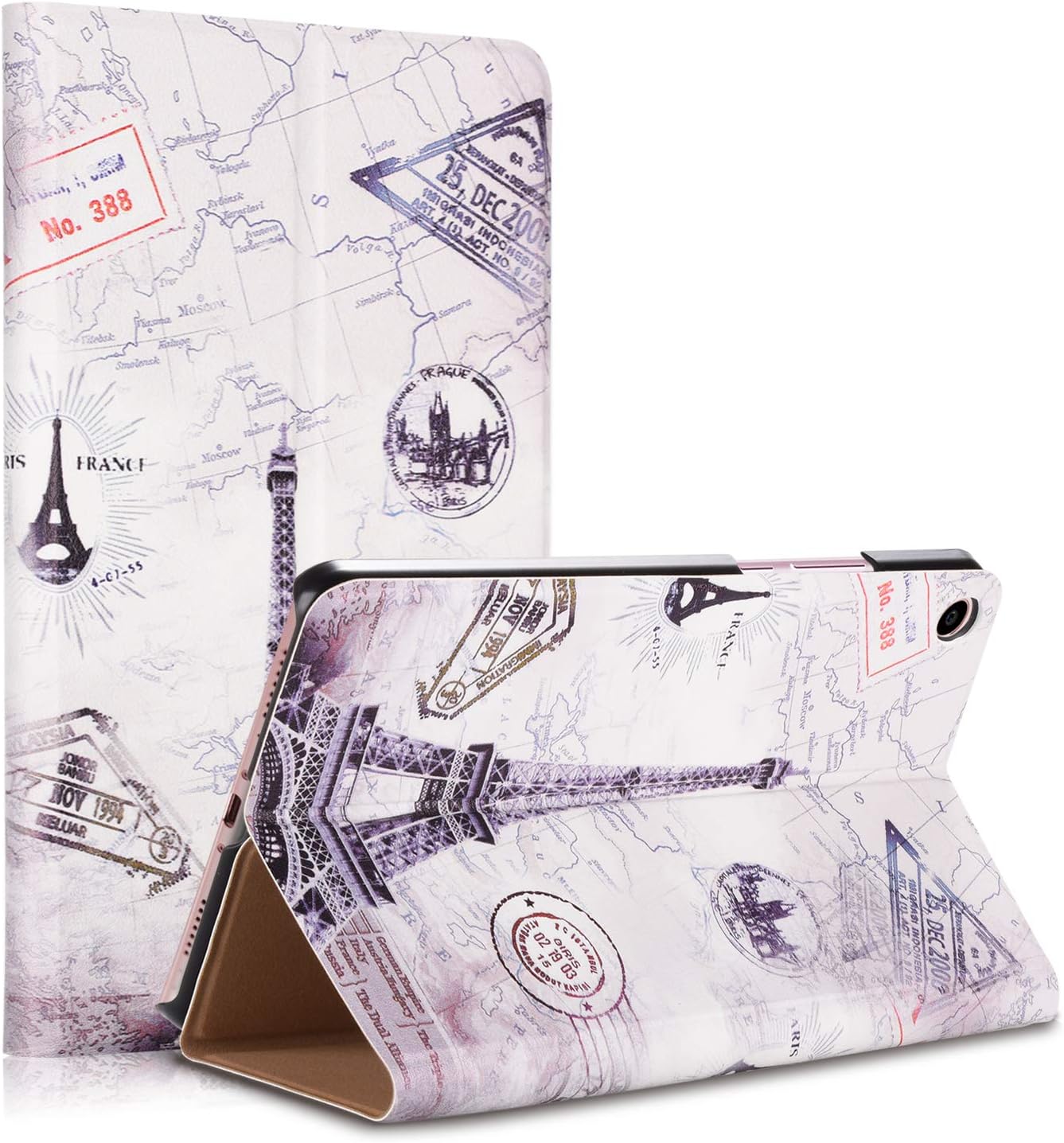 TenYll Xiaomi Mi Pad 4 Plus Case, Premium Quality PU Leather Case Shell Lightweight Stand Case Cover for Xiaomi Mi Pad 4 Plus Tablet -Transmission tower