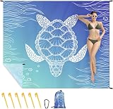 Ainiv Beach Blanket Large 140x210 cm Sandproof Waterproof 2-3 People