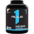 Rule One Proteins, R1 Whey Blend- Cookies & Crème, 24g Fast-Acting Whey Protein Concentrates, Isolates, and Hydrolysates Per Serving, with Naturally Occurring EAAs and BCAAs, 5lbs