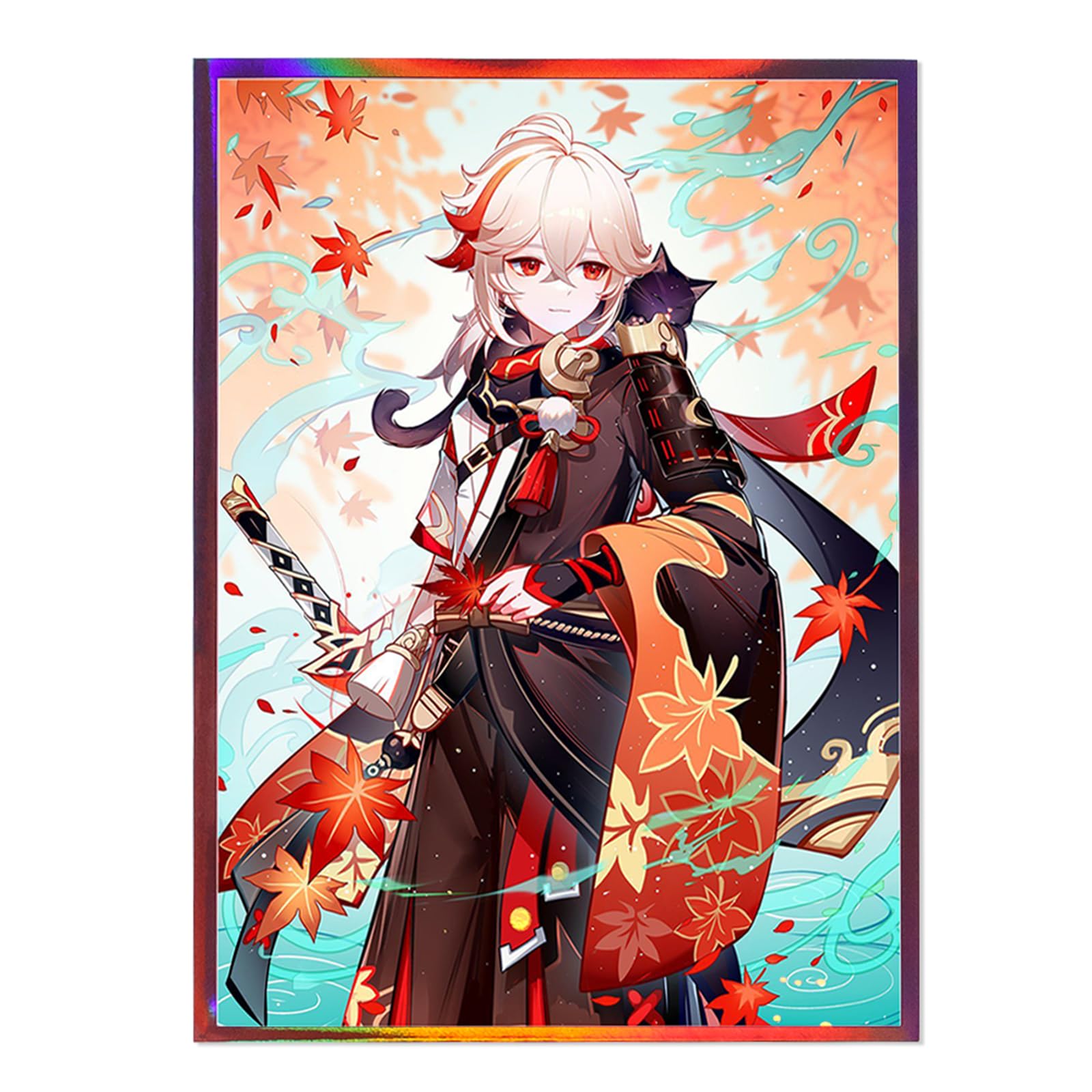 Card Sleeves 60 PCS 67 mm x 92 mm Top Loading Trading Card Sleeves Protective Card Sleeves Anime Card Sleeves for MTG/PTCG/TCG