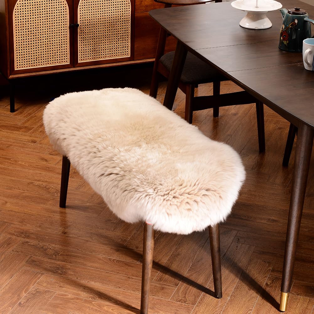 Genuine Sheepskin Area Rug Wool