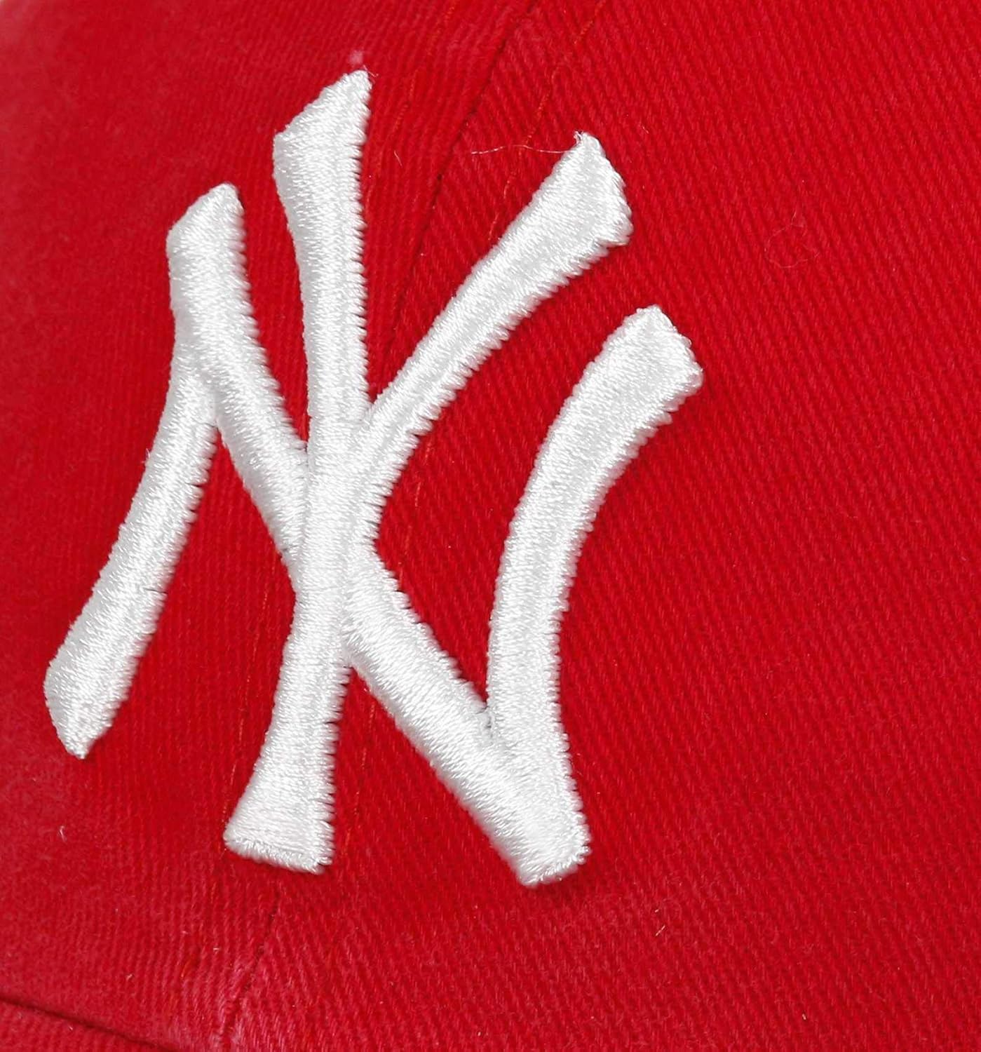 MLB New York Yankees Men's '47 Brand Clean Up Cap, Red, One-Size : Sports Fan Baseball Caps : Clothing