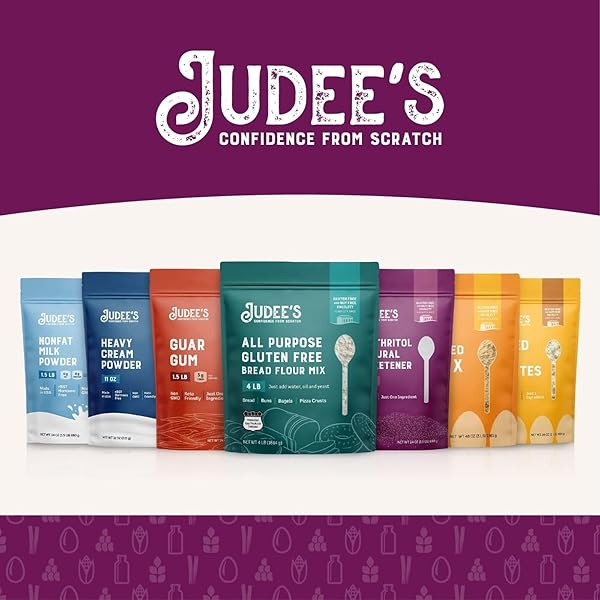 JUDEE’S APPLE CIDER VINEGAR POWDER 12 OZ – GLUTEN-FREE AND NUT-FREE – KETO-FRIENDLY AND GREAT FOR BAKING AND COOKING – ADD TO MARINADES, GLAZES, DRY RUBS, AND MORE