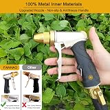FANHAO Heavy Duty Metal Garden Hose Spray Gun, Adjustable Patterns view 2