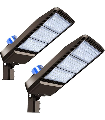 300W LED Flood Light Yoke Parking Lot Stadium Outdoor Lighting Black Fixture DLC-1376994