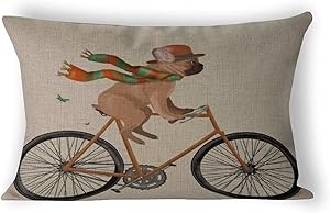 By Unbranded French Bulldog Gift Dog Lover GIF Couch Pillows Covers Cushion Case,Bed Chair,Home Decor Lumbar Pillowcase 12×20 inch