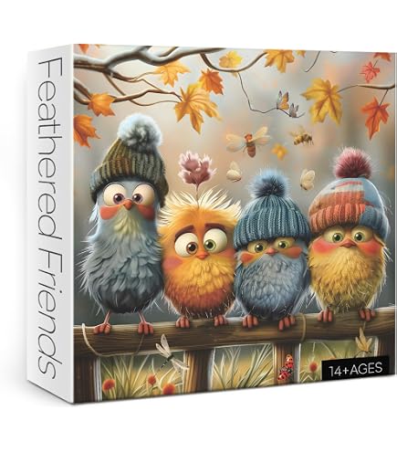 PICKFORU 1000-Piece Sunflower Gnome Jigsaw Puzzle - Garden Gnomes & Bees, Floral Art For Adults