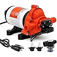 SEAFLO 33 Series 110V/115V AC Fresh Water Pump, 3.3 GPM 45 PSI Self-Priming Pressure Pump with Smart Pressure Switch, Automat