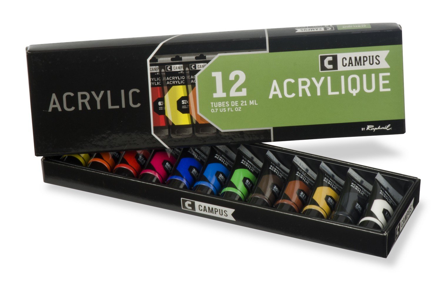 CAMPUS 21ml Acrylic Set of 12 Tubes