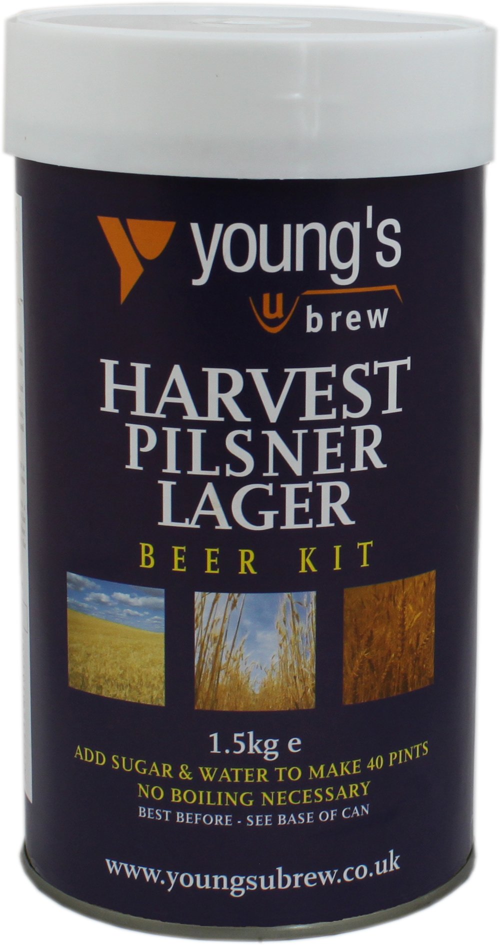 Youngs Harvest Pilsner Lager Kit - Makes 40 Pints! - Home Brew Beer Kit
