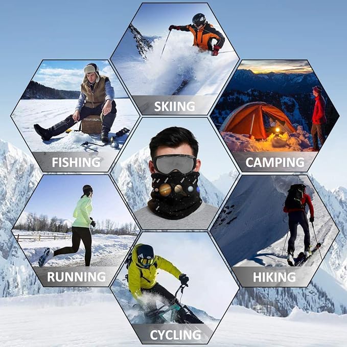 Face Mask Neck Gaiter Diagram Of Our Solar System Bandana Balaclava Windproof Anti Dust Magic Scarf For Women Men At Amazon Women S Clothing Store