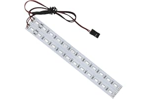 HIRCQOO RC 24 LED Light Bar Chassis LED Lamp Body Shell Chassis Light Compatible with Traxxas TRX-4 Axial SCX10 II 90046 90048 RC4WD D90 D110 1/10 1/8 RC Crawler Car Truck (White)