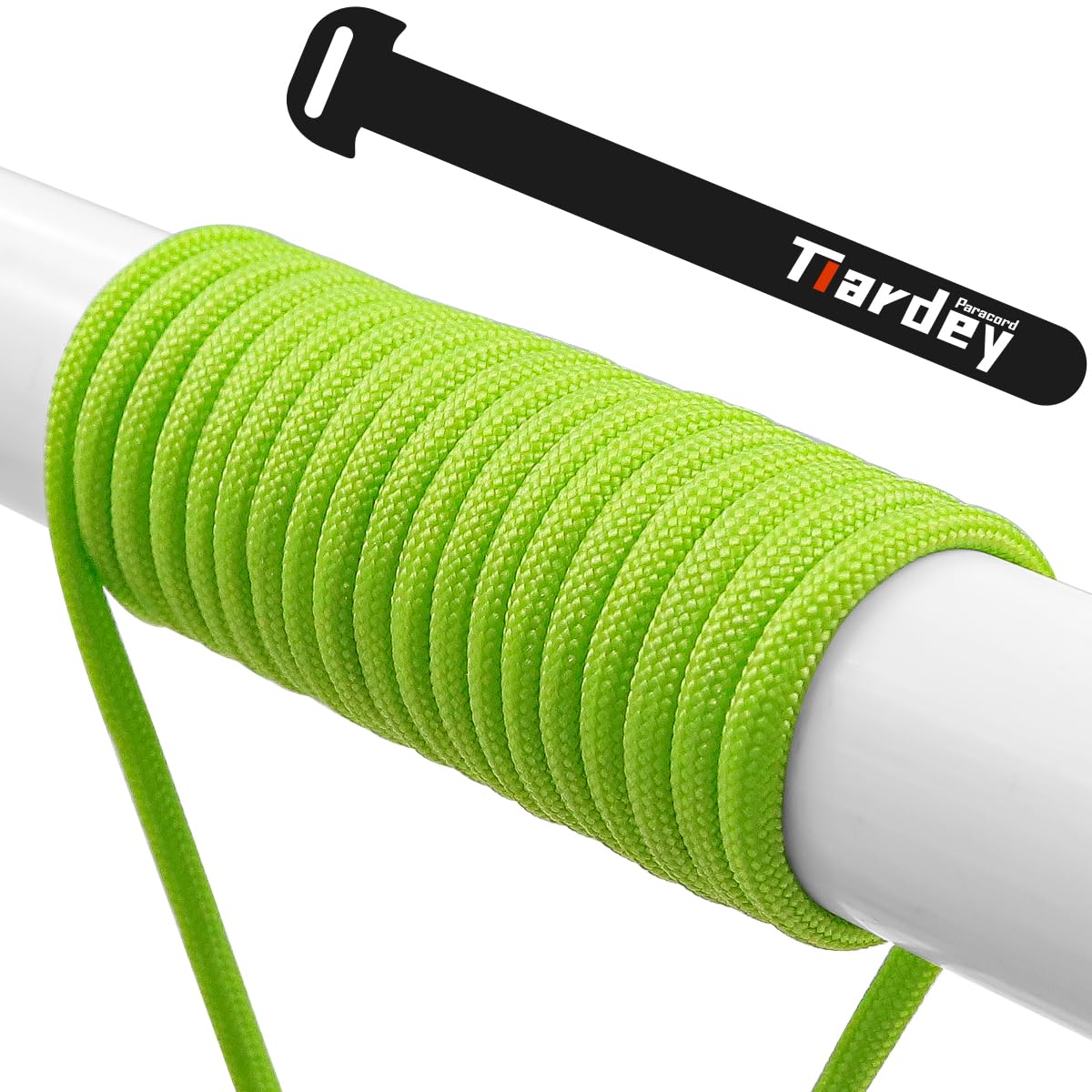 Tiardey PPF-017 Paracord 4mm 100ft (31m) 7 Core Strand,Tear-resistant,Nylon Cord,Mil Spec Type III Paracord,Holds up to 250kg for Outdoor Survival Camping