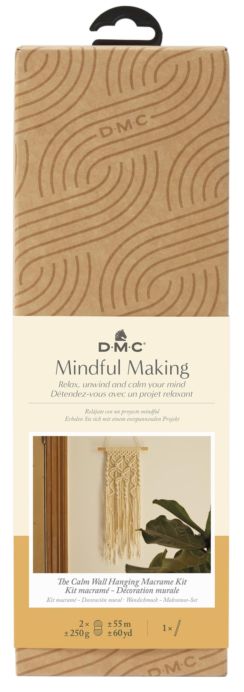 DMC Mindful Making Calm Wall Hanging Macramé Kit