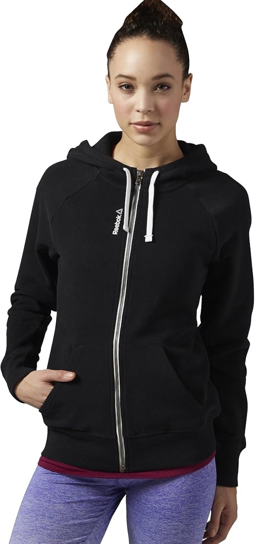 black reebok hoodie women's
