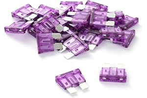 GOODSEN (25Pcs) 35 Amp Standard Car Fuses, 35A Automotive Fuses, Automotive Replacement Fuses(ATO/ATC), Blade Fuse for Car/RV/Truck/SUV/Motorcycle/Boat