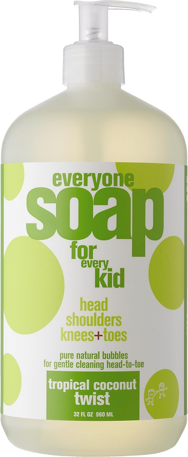 Everyone 3-in-1 Kids Soap: Shampoo, Body Wash, and Bubble Bath, Lavender Lullaby, 32 Ounce, 2 Count : Beauty