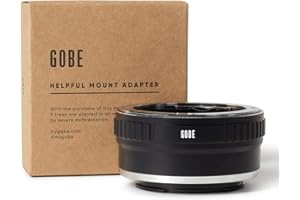 Gobe Lens Mount Adapter: Compatible with Olympus OM Lens and Sony E Camera Body + Tripod Attachment