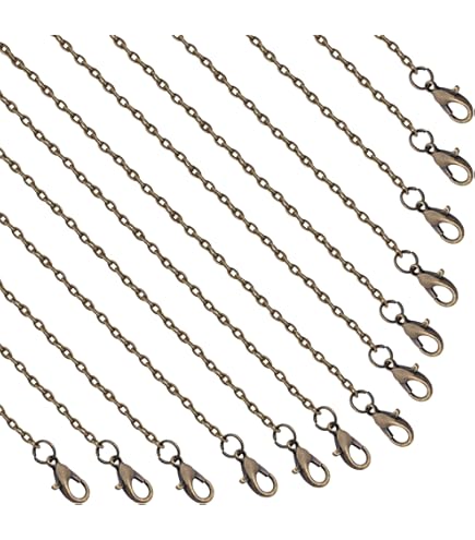 3-Pack Stainless Steel Chain Necklaces For Men & Women – Silver, Gold & Black Layering Necklaces, 18K Gold Plated