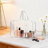 BEHAHAI Clear Toiletry Bag with Handle Transparent TSA Compliant Travel view 4