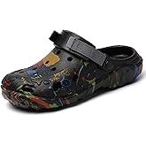 CERYTHRINA Mens Slip-on Clogs Garden Shoes: Summer Beach Classic Clogs - Non-Slip EVA Outdoor Sports Slippers - Pool Surf Vacation Shower Swim Sandals