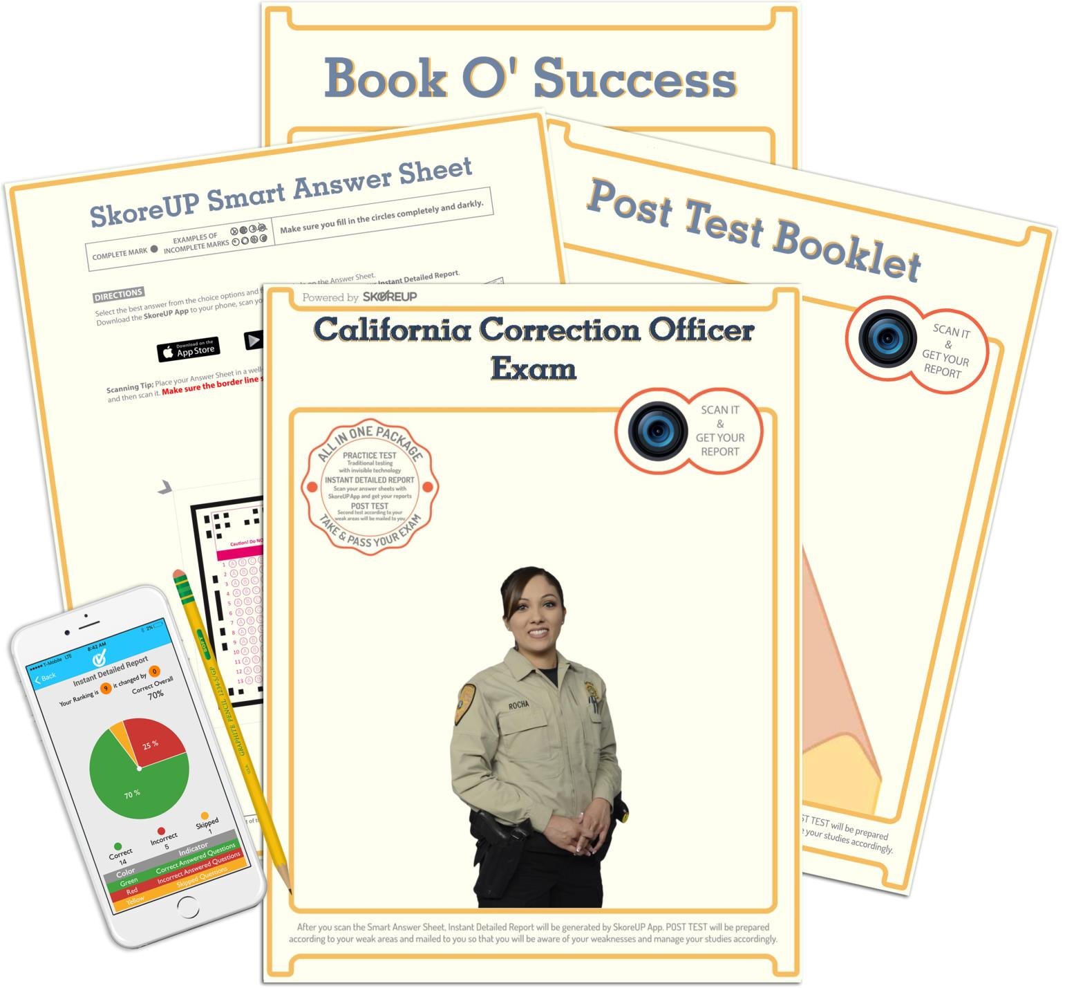 California Correction Officer Exam Ca Test Prep Study Guide Skoreup Llc 0614665589512 Amazon Com Books