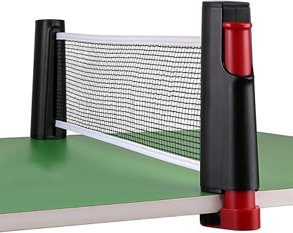Amazon.com : Hipiwe Retractable Table Tennis Net Replacement, Ping Pong Net and Post, 6 Feet(1.8M, Fits Tables Up to 2.0 inch (5.0 cm) (Black) : Sports \u0026 Outdoors