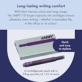 Lamy T10 Purple Ink Cartridge Refills Pack of 1-5 for Fountain Pens view 3