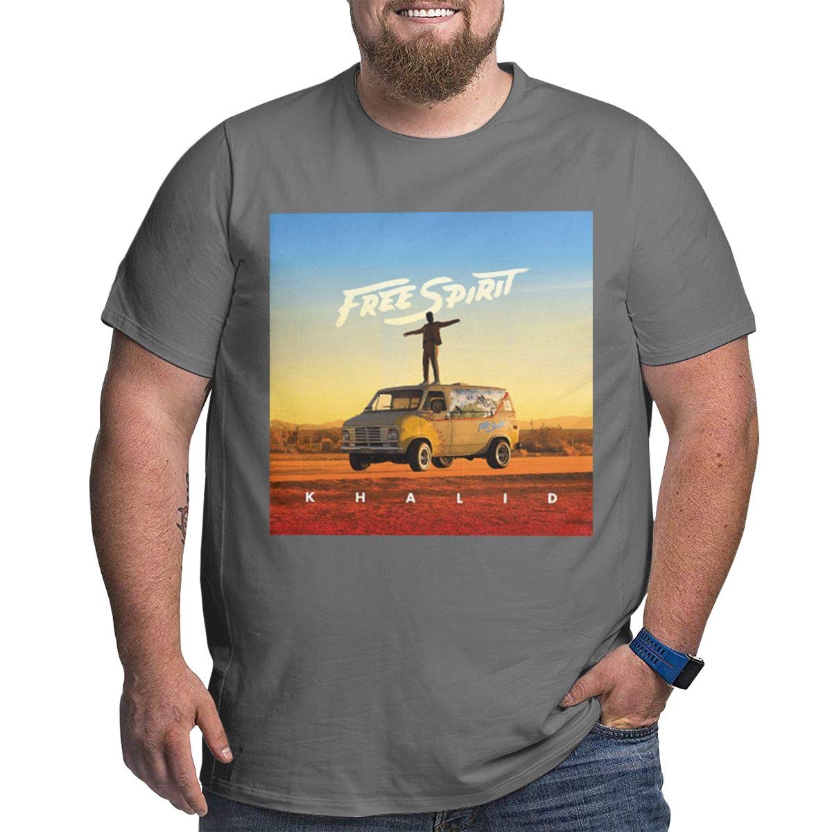Play & Games Father's Day Big Khalid- Free Spirit T-shirt Best Dad Gifts Shirt Tee