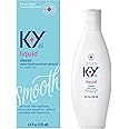 K-Y Liquid Lube, Personal Lubricant, NEW Water-Based Formula, Safe to Use with Latex Condoms, For Men, Women and Couples, Body Friendly 4.5 FL OZ