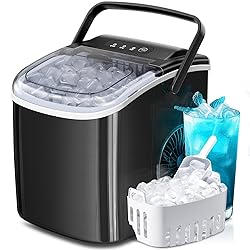 Countertop Ice Maker Machine with Handle, Portable