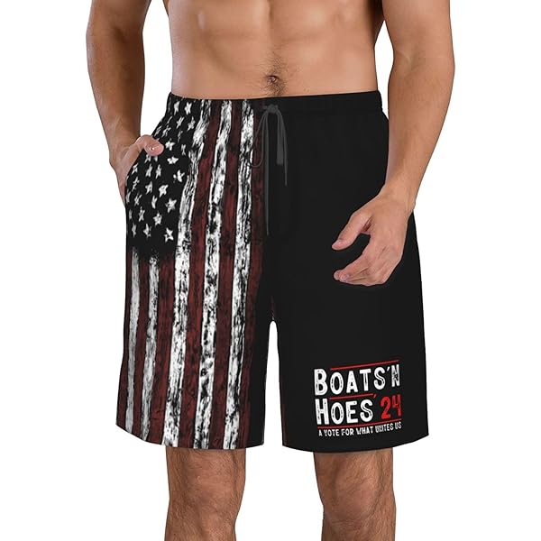 Haebfsl Boats'N Hoes 2024 Men's Board Shorts Beach Shorts Quick