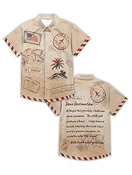Hawaiian Shirts for Men Summer Beach Casual Short