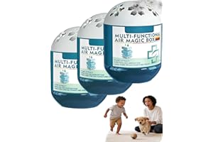 GENERIC Air Magic Box - Indoor Air Purification Dust Removal Magic Box, Multi-functional Air Magic Box Cleaner, No Noise, Automatic Dust Collection Purifies,For Bedrooms,Offices,Pet Areas (120G, 3)