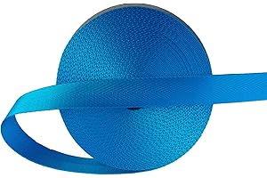 ABOKOY 1 Inch Nylon Webbing Strap 15 Yards Nylon Strap Webbing for Backpack Strap Pet Collar Indoor Outdoor Craft DIY Repair