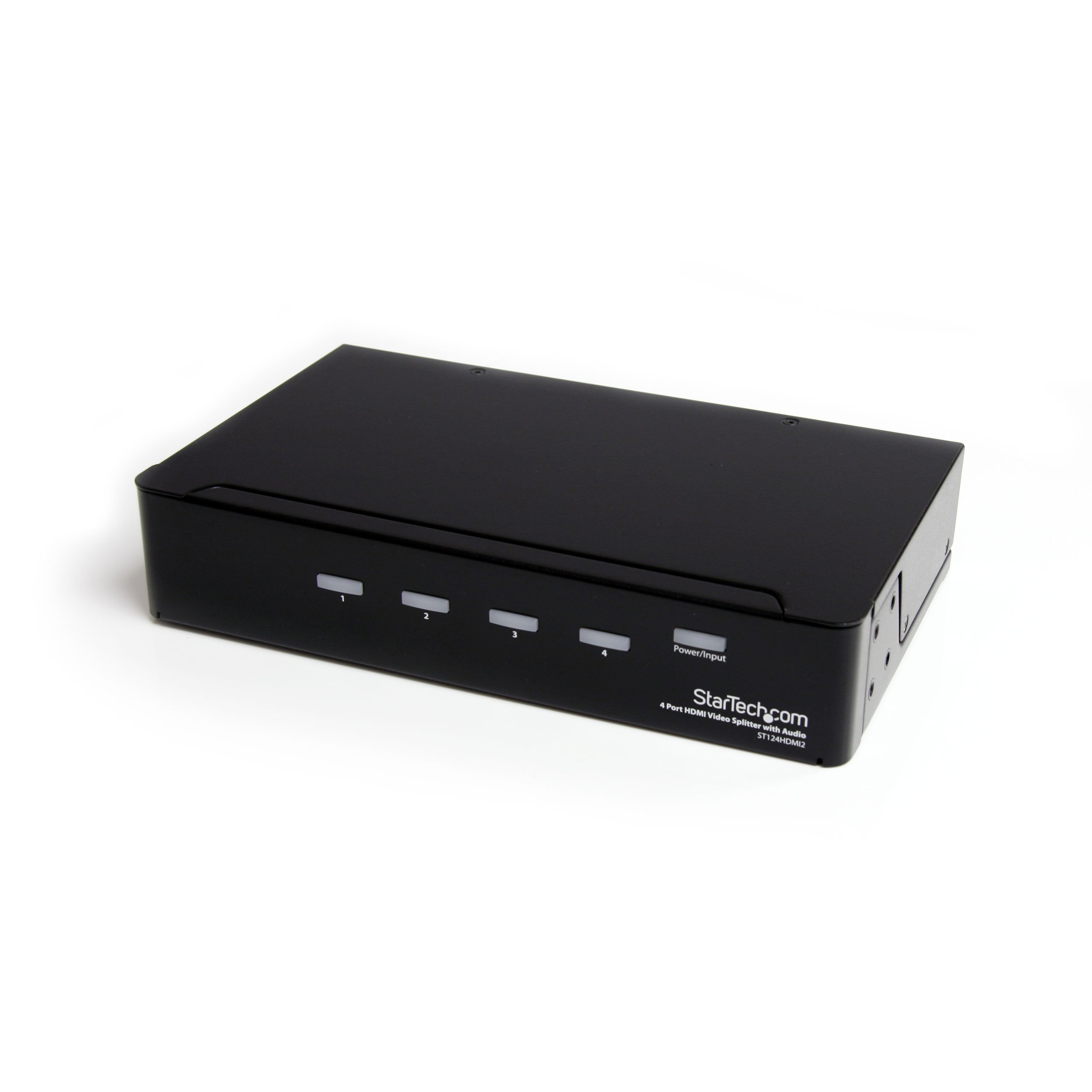 StarTech.com HDMI Splitter 1 In 4 Out - 1080p - 4 Port -Mounting Brackets - 1.3 Audio - HDMI Multi Port - HDMI Audio Splitter (ST124HDMI2)