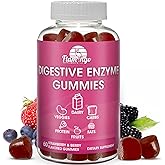 Digestive Enzymes Chewable Gummies: Helps Food Intolerance, Debloat, and to Digest Dairy, Carbs, Veggies, Protein, Fruit -Amylase Protease Lipase Lactase- Naturally Flavored Vegan Gummies. 60 Count