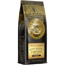 Lion Coffee 24K Gold Roast 100% Kona Ground Coffee, Medium-Light