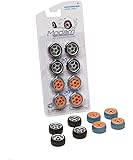 Modarri-The Ultimate Toy Car; Constructive, Mix N Match, Indoor/outdoor Performance Wheel Pack Orange and Silver