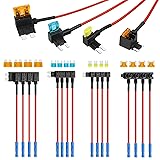 Cooclensportey 16 Pack 4 Types Fuse Tap, Upgraded