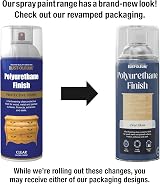 Rust-Oleum Polyurethane Varnish Spray 400ml Clear Gloss Interior Wood Metal view 2