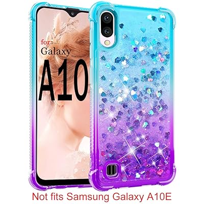 Amazon Cute Samsung A10 Phone Case Glitter Bling TPU Protective